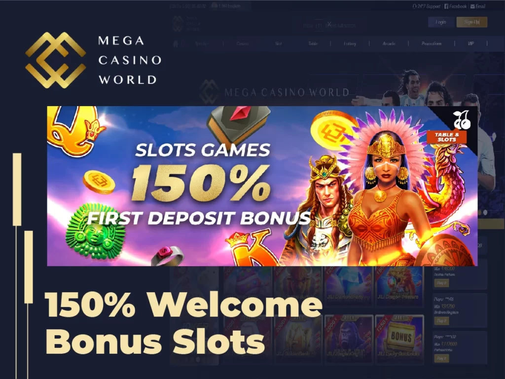 MCW casino welcome bonus for slots