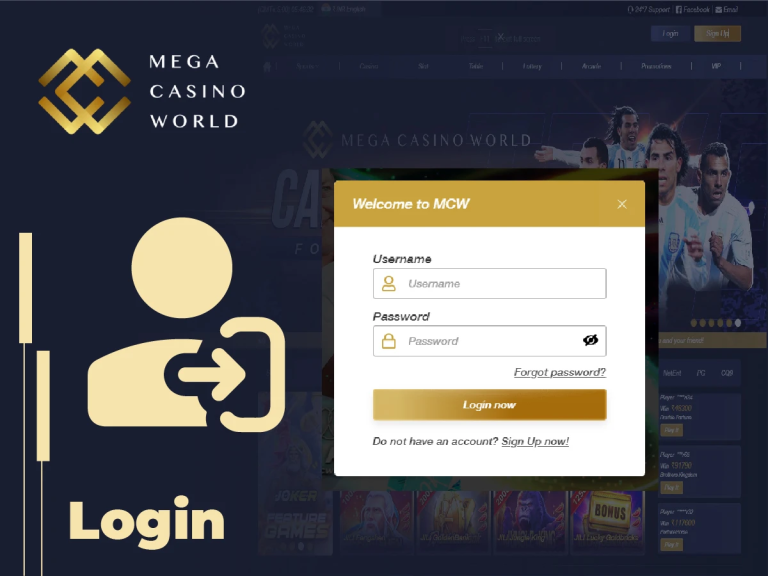 MCW ক্যাসিনো আপনার অ্যাকাউন্টে লগইন করুন Mega Casino World লগইন - MCW ...